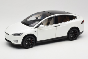 Tesla Model X Blanco OEM 1:18 TESLA001 Metal