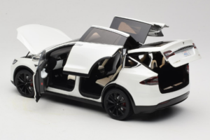 Tesla Model X Blanco OEM 1:18 TESLA001 Metal - imagen 5 de 8