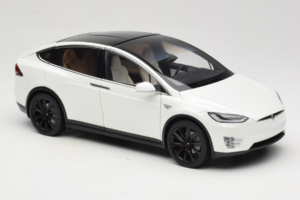 Tesla Model X Blanco OEM 1:18 TESLA001 Metal - imagen 6 de 8
