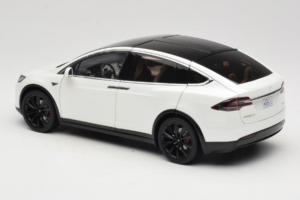 Tesla Model X Blanco OEM 1:18 TESLA001 Metal - imagen 7 de 8