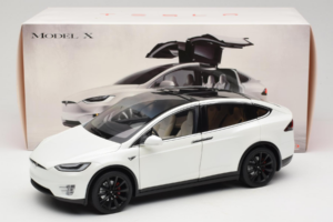 Tesla Model X Blanco OEM 1:18 TESLA001 Metal - imagen 8 de 8