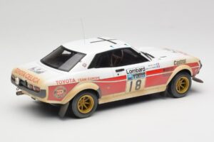 Toyota Celica 2000 GT RA21 #18 J-L. Therier RAC Rally 1977 IXO 1:18 18RMC189C Metal - imagen 2 de 6