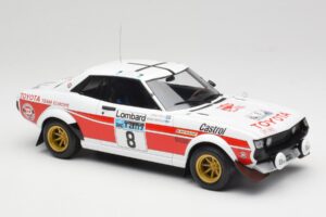 Toyota Celica 2000 GT RA21 #8 H. Mikkola / A. Hertz RAC Rally 1977 IXO 1:18 18RMC189A Metal - imagen 4 de 6