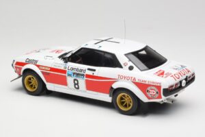 Toyota Celica 2000 GT RA21 #8 H. Mikkola / A. Hertz RAC Rally 1977 IXO 1:18 18RMC189A Metal - imagen 5 de 6