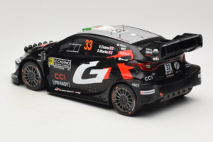 Toyota GR Yaris WRC #33 E. Evans / S. Martin Rally Monte Carlo 2025 IXO 1:18 18RMC229B Metal - imagen 5 de 6