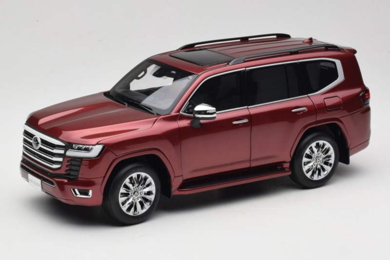 Toyota Land Cruiser LC300 ZX Rojo LCD 1:18 LCD18013-ZX-RE Metal