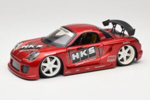 Toyota MR2 Spyder ZZW30 Tuned Rojo Jada 1:18 63194 Metal