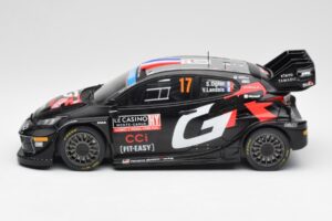 Toyota GR Yaris Rally1 #17 S. Ogier / V. Landais Rally Monte Carlo 2024 IXO 1:18 18RMC196 Metal - imagen 3 de 6