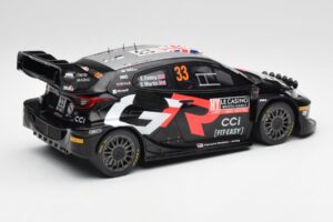 Toyota Yaris Rally1 WRC #33 E. Evans / S. Martin Rally Monte Carlo Night Version 2024 IXO 1:18 18RMC197 Metal - imagen 2 de 6