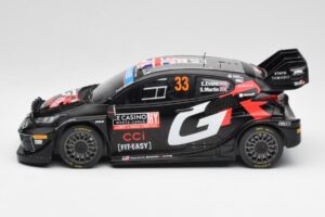 Toyota Yaris Rally1 WRC #33 E. Evans / S. Martin Rally Monte Carlo Night Version 2024 IXO 1:18 18RMC197 Metal - imagen 3 de 6