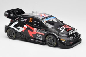 Toyota Yaris Rally1 WRC #33 E. Evans / S. Martin Rally Monte Carlo Night Version 2024 IXO 1:18 18RMC197 Metal - imagen 4 de 6