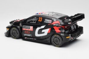 Toyota Yaris Rally1 WRC #33 E. Evans / S. Martin Rally Monte Carlo Night Version 2024 IXO 1:18 18RMC197 Metal - imagen 5 de 6