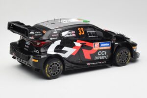 Toyota Yaris Rally1 WRC #33 E. Evans / S. Martin Rally Sweden 2024 IXO 1:18 18RMC200 Metal - imagen 2 de 6