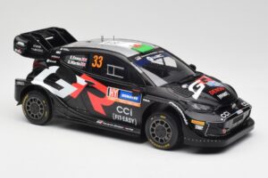 Toyota Yaris Rally1 WRC #33 E. Evans / S. Martin Rally Sweden 2024 IXO 1:18 18RMC200 Metal - imagen 4 de 6