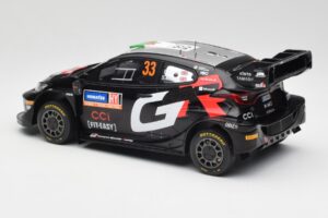 Toyota Yaris Rally1 WRC #33 E. Evans / S. Martin Rally Sweden 2024 IXO 1:18 18RMC200 Metal - imagen 5 de 6