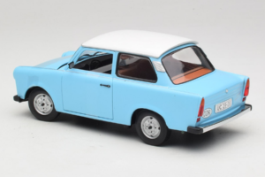 Trabant 601 Deluxe Azul Blanco Sun Star 1:18 4286 Metal - imagen 5 de 6