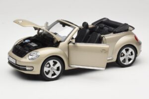 Volkswagen Beetle A5 Descapotable Gris Kyosho 1:18 5C3099302P7W Metal - imagen 2 de 8