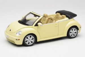Volkswagen Beetle Descapotable Amarillo Gate 1:18 VW24108 Metal
