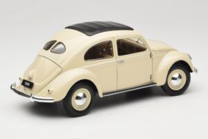 Volkswagen Beetle Type 1 Classic Blanco Welly 1:18 18040W Metal - imagen 3 de 8