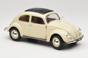 Volkswagen Beetle Type 1 Classic Blanco Welly 1:18 18040W Metal - imagen 6 de 8