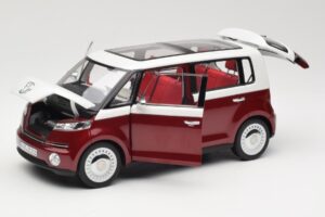 Volkswagen Bulli Minibus Concept Rojo & Blanco Norev 1:18 7E9099203BL9 Metal - imagen 2 de 8