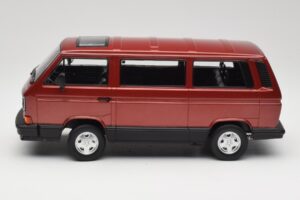 Volkswagen Bus T3 Multivan Magnum Mars Red Metallic KK-Scale 1:18 KKDC180991 Metal - imagen 3 de 6