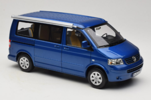Volkswagen California T4 Ravenna Blue Metallic Norev 1:18 188607 Metal - imagen 6 de 8