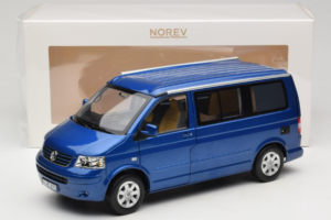 Volkswagen California T4 Ravenna Blue Metallic Norev 1:18 188607 Metal - imagen 8 de 8