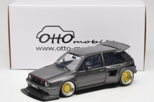 Volkswagen Golf Mk2 Khyzyl Saleem Gris Otto 1:18 OT476 Resina - imagen 6 de 6