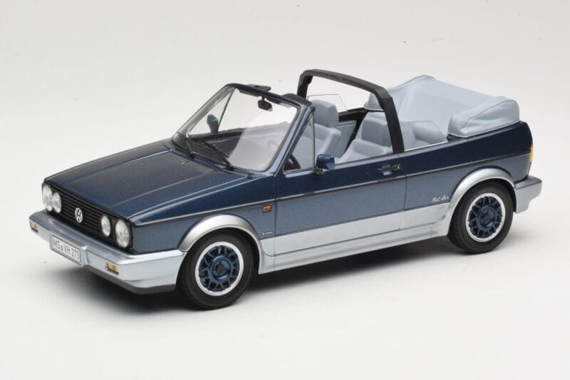 Volkswagen Golf Mk1 Descapotable Bel Air Blue Metallic Norev 1:18 188404 Metal