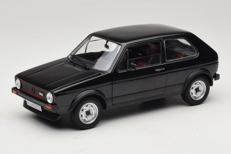 Volkswagen Golf Mk1 GTI Negro Norev 1:18 188487 Metal