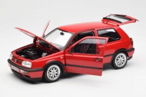 Volkswagen Golf Mk3 GTI Flash Red Norev 1:18 188418 Metal - imagen 2 de 8