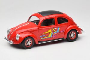 Volkswagen Escarabajo Rojo Solido 1:18 8306 Metal