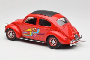 Volkswagen Escarabajo Rojo Solido 1:18 8306 Metal - imagen 7 de 8