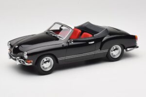 Volkswagen Karmann Ghia Descapotable Negro Minichamps 1:18 155054031 Metal