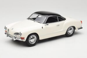 Volkswagen Karmann Ghia Crema Negro Minichamps 1:18 155054021 Metal