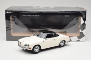 Volkswagen Karmann Ghia Crema Negro Minichamps 1:18 155054021 Metal - imagen 6 de 6