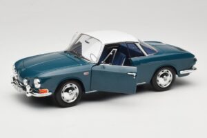Volkswagen Karmann Ghia Type 34 1500 Sea Blue Norev 1:18 188646 Metal - imagen 2 de 8