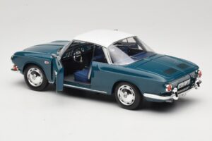 Volkswagen Karmann Ghia Type 34 1500 Sea Blue Norev 1:18 188646 Metal - imagen 5 de 8