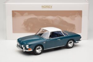 Volkswagen Karmann Ghia Type 34 1500 Sea Blue Norev 1:18 188646 Metal - imagen 8 de 8
