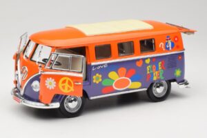 Volkswagen Microbus T1 Flower Power Road Signature 1:18 92329 Metal - imagen 2 de 8