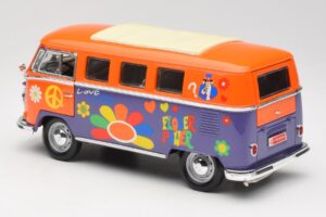Volkswagen Microbus T1 Flower Power Road Signature 1:18 92329 Metal - imagen 7 de 8