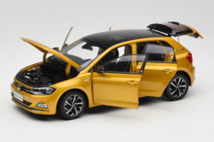 Volkswagen Polo Plus Amarillo OEM 1:18 ZVY000009GEL Metal - imagen 2 de 8