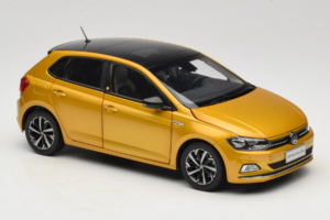 Volkswagen Polo Plus Amarillo OEM 1:18 ZVY000009GEL Metal - imagen 6 de 8