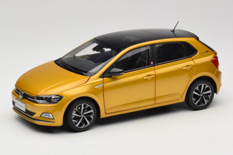 Volkswagen Polo Plus Amarillo OEM 1:18 ZVY000009GEL Metal