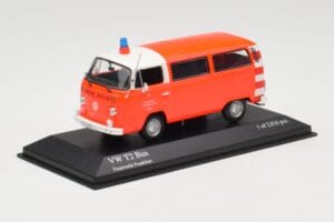 Volkswagen T2 Bus Bomberos Frankfurt Minichamps 1:43 400053091 Metal - imagen 2 de 4