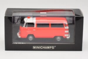 Volkswagen T2 Bus Bomberos Frankfurt Minichamps 1:43 400053091 Metal - imagen 4 de 4