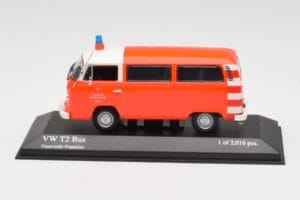Volkswagen T2 Bus Bomberos Frankfurt Minichamps 1:43 400053091 Metal