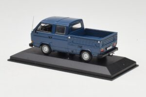 Volkswagen T3 Doble Cabina Plataforma Azul Minichamps 1:43 400055260 Metal - imagen 2 de 4
