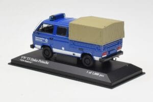 Volkswagen T3 Doble Cabina Plataforma THW Hannover Minichamps 1:43 400055290 Metal - imagen 3 de 4